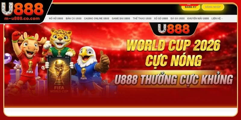 U888 16 Giao diện độc tôn chỉ có tại sảnh chơi của U888VIP